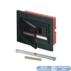 ELETTROCANALI - ETNEC63008NE CENTRALINO INCASSO NERO PORTELLO FUM 8