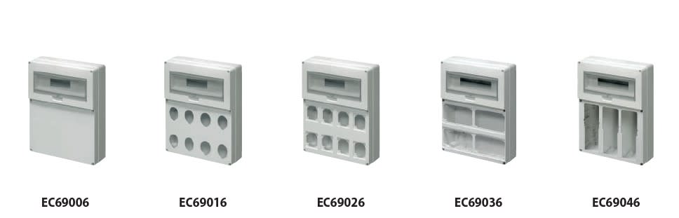ELETTROCANALI SRL - ETNEC69036 QUADRO 19 MOD. FLANGIATO 4 PRESE IOCBF