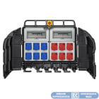 ELETTROCANALI - ETNEC69008A2 QUADRO DA CANTIERE 12 PRESE INDUSTRIALI
