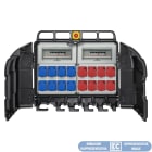 ELETTROCANALI - ETNEC69008A6 QUADRO DA CANTIERE 18 PRESE INDUSTRIALI