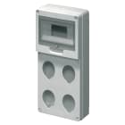 ELETTROCANALI SRL - ETNEC69013 QUADRO PER 4 PRESE 8 MOD. MODELLO PREFOR