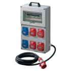 ELETTROCANALI - ETNEC6902501 QUADRO ASC 6 IP44 2X2P+T -2X3P+T-2X3P+N+
