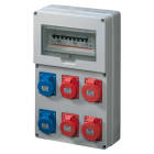 ELETTROCANALI SRL - ETNEC6902521 Quadro DBO 6 IP44 2x2P+T -2x3P+T-2x3P+N+