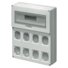 ELETTROCANALI SRL - ETNEC69026 QUADRO PER 8 PRESE 19 MOD. FLANGIATO