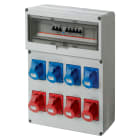 ELETTROCANALI SRL - ETNEC6902621 Quadro DBO 8 prese IP44 4x2P-4x3P