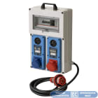 ELETTROCANALI - ETNEC6904528 QUADRO ASC 2 IVCBF 2X3P+N+T 32A IP65