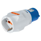 ELETTROCANALI - ETNEC690510 ADATTATORE 16A 2P+T INDUSTR. A SCHUKO+2B