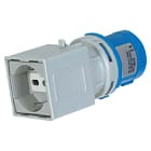 ELETTROCANALI - ETNEC690525 ADATTATORE 16A 2P+T INDUSTR. A SCHUKO BI