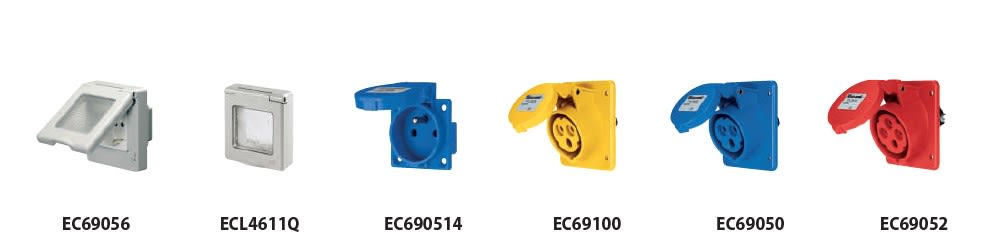 ELETTROCANALI SRL - ETNEC69252 PRESA INCASSO IP44 220/240V 2P+T 32A