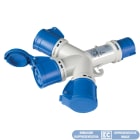 ELETTROCANALI - ETNEC690723 MOLTIPLICATORE 3 USCITE IP44 380V 3P+T 1
