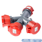 ELETTROCANALI - ETNEC690773 MOLTIPLICATORE 3 USCITE IP67 380V 3P+T 3