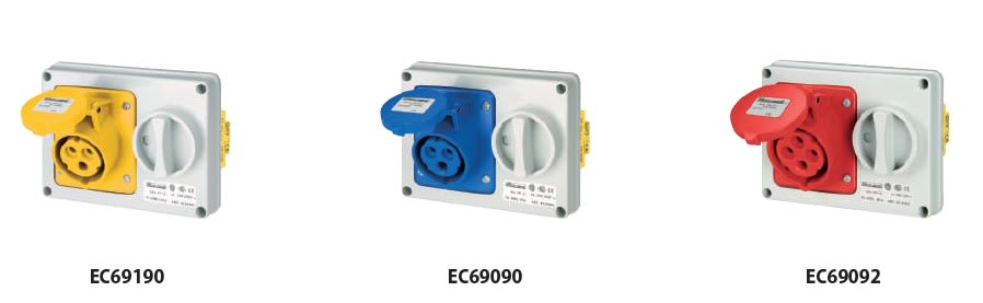 ELETTROCANALI SRL - ETNEC69096 PRESA IOSBF SENZA FONDO IP44 380V 3P+T 3