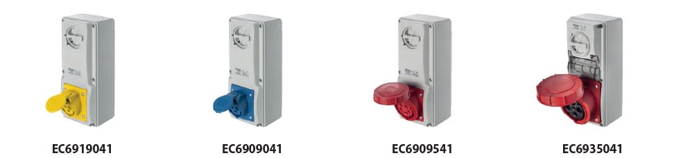 ELETTROCANALI SRL - ETNEC6909041 PRESA IVSBF CON FONDO IP44 220V 2P+T 16A