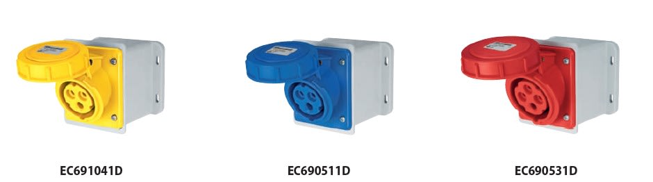ELETTROCANALI SRL - ETNEC690511D PRESA BASE DIRITTA IP67 220V 2P+T16A