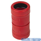 ELETTROCANALI SRL - ETNEC71025CR RACCORDO TUBO-TUBO IP67 D25 ROSSO