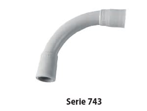 ELETTROCANALI SRL - ETNEC74350 CURVA 90 SECURITY TUBO-TUBO IP67 50