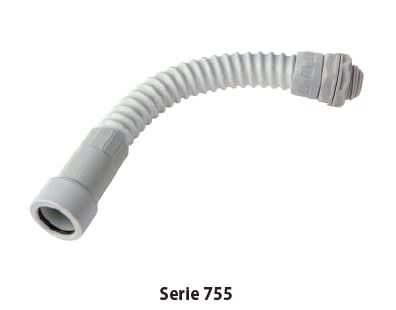 ELETTROCANALI SRL - ETNEC75525 CURVA FLESSIBILE TUBO-SCATOLA IP65 25