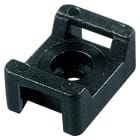 ELETTROCANALI - ETNEC86090 SUPPORTO A VITE X FASCETTE 22X16 MM NERO