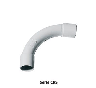 ELETTROCANALI SRL - ETNECCRS25 CURVA 90 RAGGIO STRETTO 25