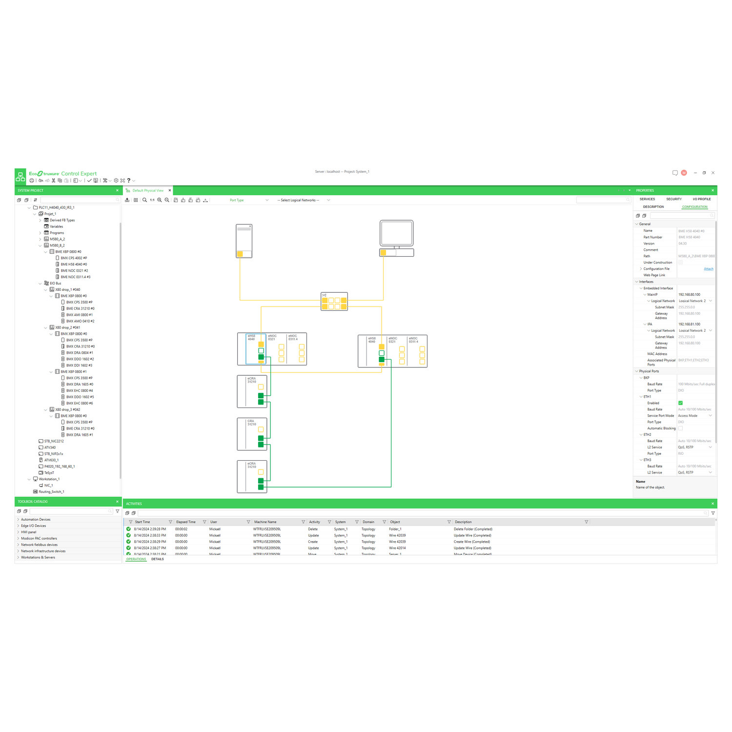SCHNEIDER ELECTRIC - SNRCEXUMNCZXEPBZZ Aggiornamento licenza, Ecostruxure Control Expert, XL con gestore topologia e M580 Safety, da 10 a 100 utenti, flottante, digitale