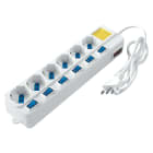 ELETTROCANALI SRL - ETNECK11506 MULTIPRESA 6 POSTI SCHUKO/BIV.PRESE SING