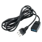 ELETTROCANALI - ETNECK22211 PROLUNGA NERA 3MT SPINA10A PRESA10A