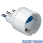 ELETTROCANALI - ETNECK33504 ADATTATORE SCHUKO BIANCO 10A
