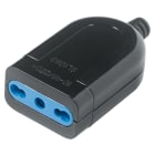 ELETTROCANALI - ETNECK33511 PRESA NERA BIVALENTE 10/16A 2P+T