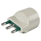 ELETTROCANALI - ETNECK33610 ADATTATORE SCHUKO BIANCO SPINA 16A