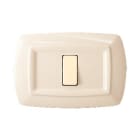ELETTROCANALI - ETNECL2591A PLACCA TONDO 1 MODULO AVORIO