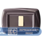 ELETTROCANALI SRL - ETNECL2596AN PLACCA TONDO 6 MOD.ALLUMINIO NOTTE