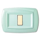 ELETTROCANALI SRL - ETNECL2591PG PLACCA TONDO 1 MOD.VERDE PASTELLO