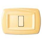 ELETTROCANALI SRL - ETNECL2591PO PLACCA TONDO 1 MOD.ARANCIONE PASTELLO