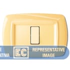 ELETTROCANALI SRL - ETNECL2592PO PLACCA TONDO 2 MOD.ARANCIONE PASTELLO