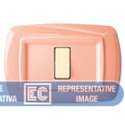 ELETTROCANALI SRL - ETNECL2594PY PLACCA TONDO 4 MOD.GIALLO PASTELLO