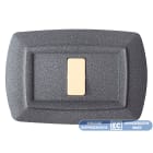 ELETTROCANALI SRL - ETNECL2593V-GC PLACCA TONDO 3 MOD.VULC. GRIGIO CHIARO