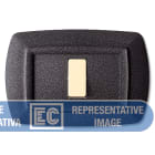 ELETTROCANALI SRL - ETNECL2594V-GN PLACCA TONDO 4 MOD.VULC. GRIGIO NOTTE