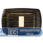 ELETTROCANALI SRL - ETNECL2593WG PLACCA TONDO 3 MODULI WENGE