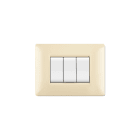 ELETTROCANALI SRL - ETNECL2883A PLACCA MYLIFE Q 3 MODULI AVORIO