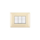 ELETTROCANALI SRL - ETNECL2883A PLACCA MYLIFE Q 3 MODULI AVORIO