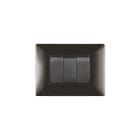 ELETTROCANALI SRL - ETNECL2883GS PLACCA MYLIFE Q 3 MODULI GRIGIO SCURO