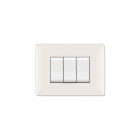 ELETTROCANALI SRL - ETNECL2883WH PLACCA MYLIFE Q 3 MODULI BIANCO