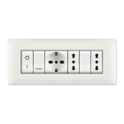 ELETTROCANALI SRL - ETNECL2887WH PLACCA MYLIFE Q 7 MODULI BIANCO