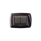 ELETTROCANALI SRL - ETNECL2983NG PLACCA MYLIFE 3 MOD.NERO GLITTERING