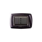 ELETTROCANALI - ETNECL2983NG PLACCA MYLIFE 3 MOD.NERO GLITTERING