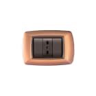 ELETTROCANALI SRL - ETNECL2983RM PLACCA MYLIFE 3 MODULI RAME