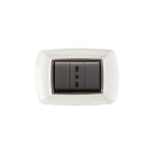 ELETTROCANALI - ETNECL2983WH PLACCA MYLIFE 3 MODULI BIANCO