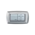 ELETTROCANALI SRL - ETNECL2984AC PLACCA MYLIFE 4 MOD.ALLUMINIO CHIARO