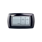 ELETTROCANALI SRL - ETNECL2984MB PLACCA MYLIFE 4 MOD.METAL BLACK