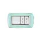 ELETTROCANALI SRL - ETNECL2984PG PLACCA MYLIFE 4 MOD.VERDE PASTELLO